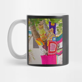 Yarn-bombed tree Mug